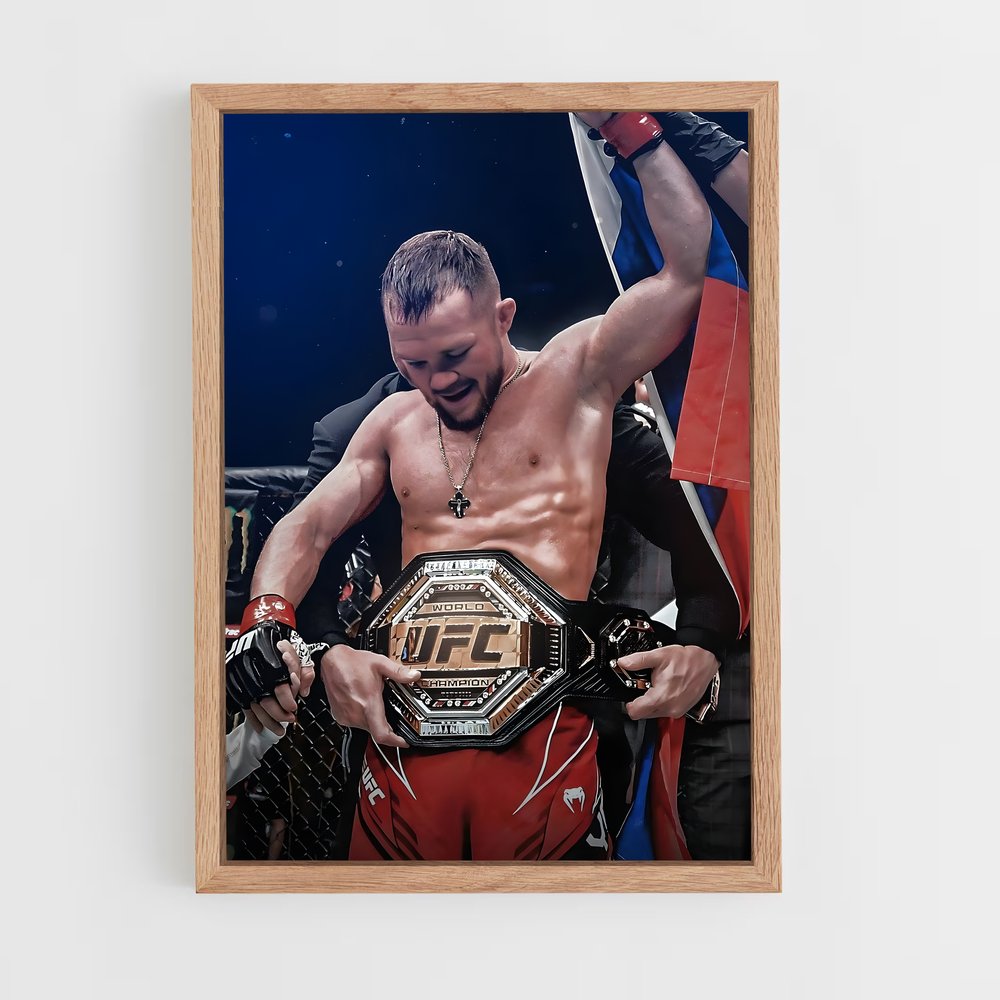 Poster Le Champion des Anneaux – affiche MMA (vue 4)